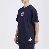 Pro Standard Mens Wizards OS Letters CJ DS T-Shirt - Navy/Navy