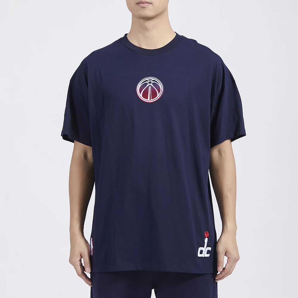 Pro Standard Mens Wizards OS Letters CJ DS T-Shirt - Navy/Navy