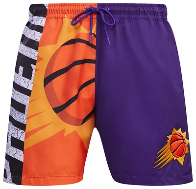 Pro Standard Mens Suns Split Mash Up Logo Woven Shorts - Multi/Multi