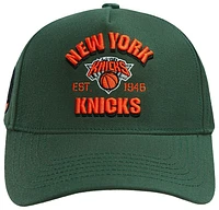 Pro Standard Mens Pro Standard Knicks Pinch Front Snapback - Mens Orange/Olive Size One Size