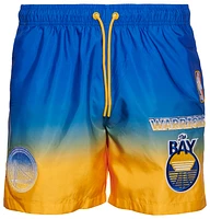 Pro Standard Warriors Oversized Large Letters Ombre Shorts - Men's