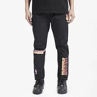 Pro Standard Mens Heat OS Letters Woven Pants - Black/Black