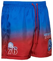 Pro Standard 76ers OS Letters Ombre Woven Shorts - Men's