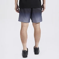 Pro Standard Mens Pro Standard Spurs OS Letters Ombre Woven Shorts - Mens Black/Gray Size XL