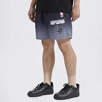 Pro Standard Mens Pro Standard Spurs OS Letters Ombre Woven Shorts - Mens Black/Gray Size XL