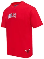 Pro Standard Mens Bulls OS Letters CJ DS T-Shirt - Red/Red