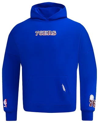 Pro Standard 76ers OS Letters Fleece P/O Hoodie - Men's