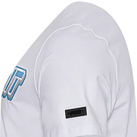 Pro Standard Mens Pistons Military SJ T-Shirt - White/Blue