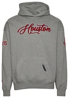 Pro Standard Mens Rockets CS Drop Shoulder Pullover Hoodie - Grey/Red