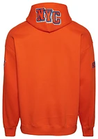 Pro Standard Mens Knicks CS Drop Shoulder Pullover Hoodie - Orange/Blue