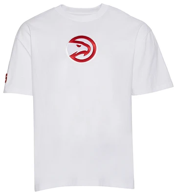 Pro Standard Mens Hawks CS Drop Shoulder T-Shirt - White/White