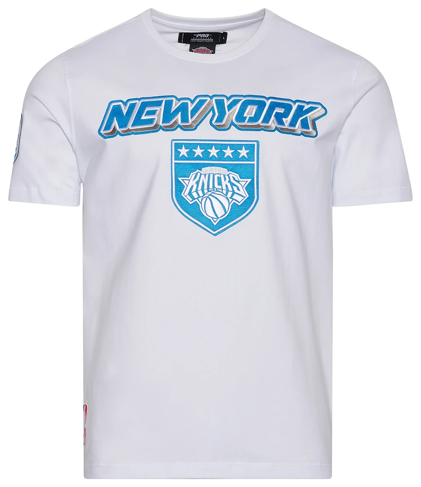 Pro Standard Mens Knicks Military SJ T-Shirt - White/Blue