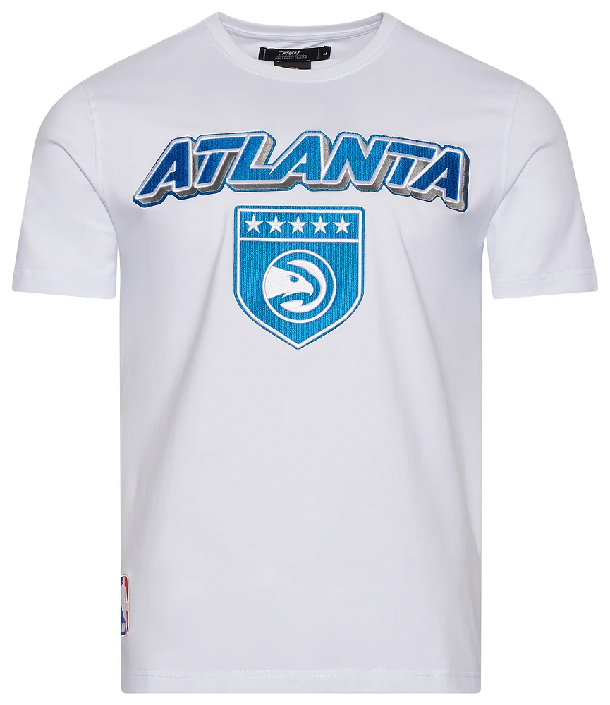 Pro Standard Mens Hawks Military SJ T-Shirt - White/Blue