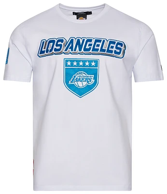 Pro Standard Mens Lakers Military SJ T-Shirt - White/Blue
