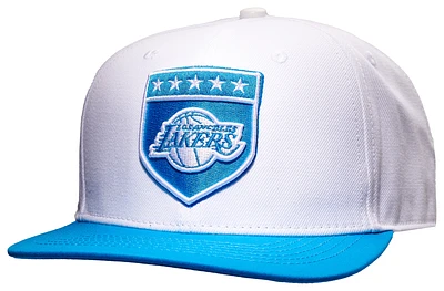 Pro Standard Mens Pro Standard Lakers Military Pinch Front Snapback Hat - Mens White/Blue Size One Size