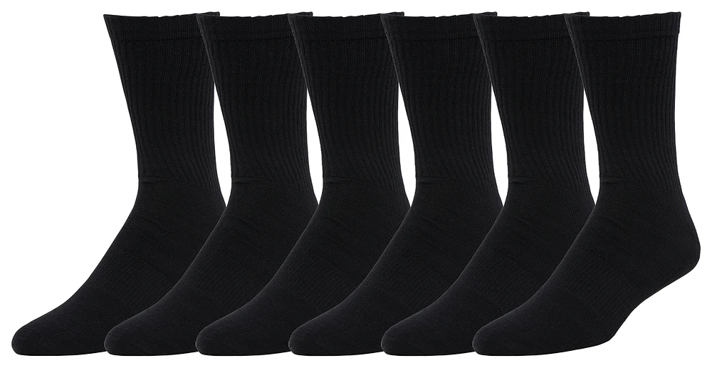 LCKR 6-Pack Athletic Half Cushion Crew Socks  - Men's