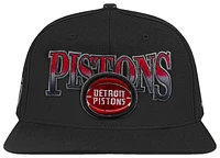 Pro Standard Mens Pro Standard Pistons Bred Pro Six Snapback Cap - Mens Black/Red Size One Size