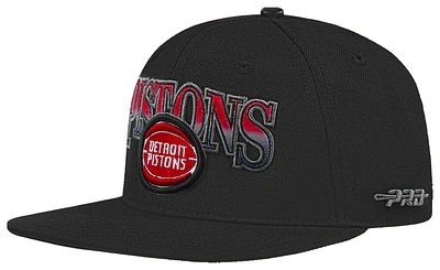 Pro Standard Mens Pro Standard Pistons Bred Pro Six Snapback Cap - Mens Black/Red Size One Size