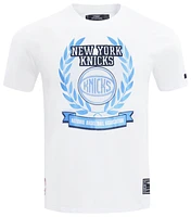 Pro Standard Mens Knicks Blue Crest T-Shirt - White/Carolina