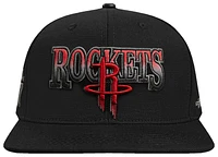 Pro Standard Mens Pro Standard Rockets Bred Pro Six Snapback Cap - Mens Black/Red Size One Size