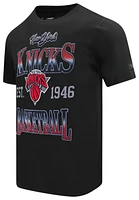 Pro Standard Mens Knicks Bred T-Shirt - Black/Red