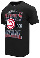 Pro Standard Mens Hawks Bred T-Shirt - Black/Red