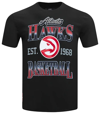 Pro Standard Mens Hawks Bred T-Shirt - Black/Red