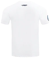 Pro Standard Mens Heat Blue Crest T-Shirt - White/Carolina