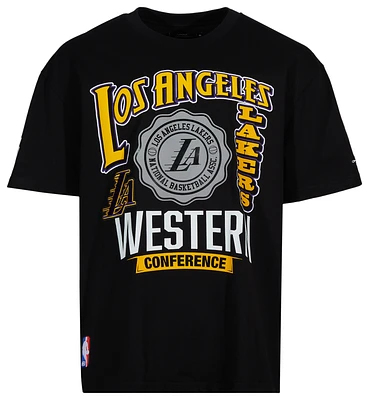 Pro Standard Mens Lakers Antique DS T-Shirt - Multi/Black