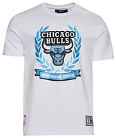 Pro Standard Mens Bulls Blue Crest T-Shirt - White/Carolina