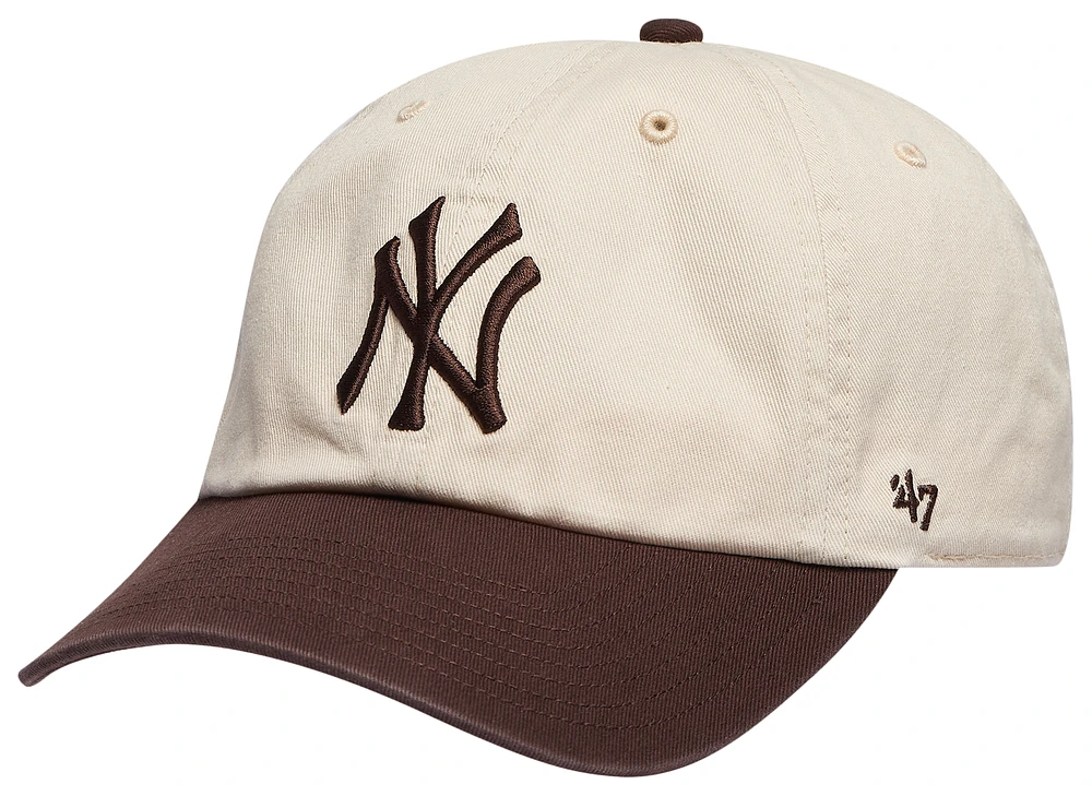 47 Brand Yankees Natural Two Tone Clean Up Cap - Adult