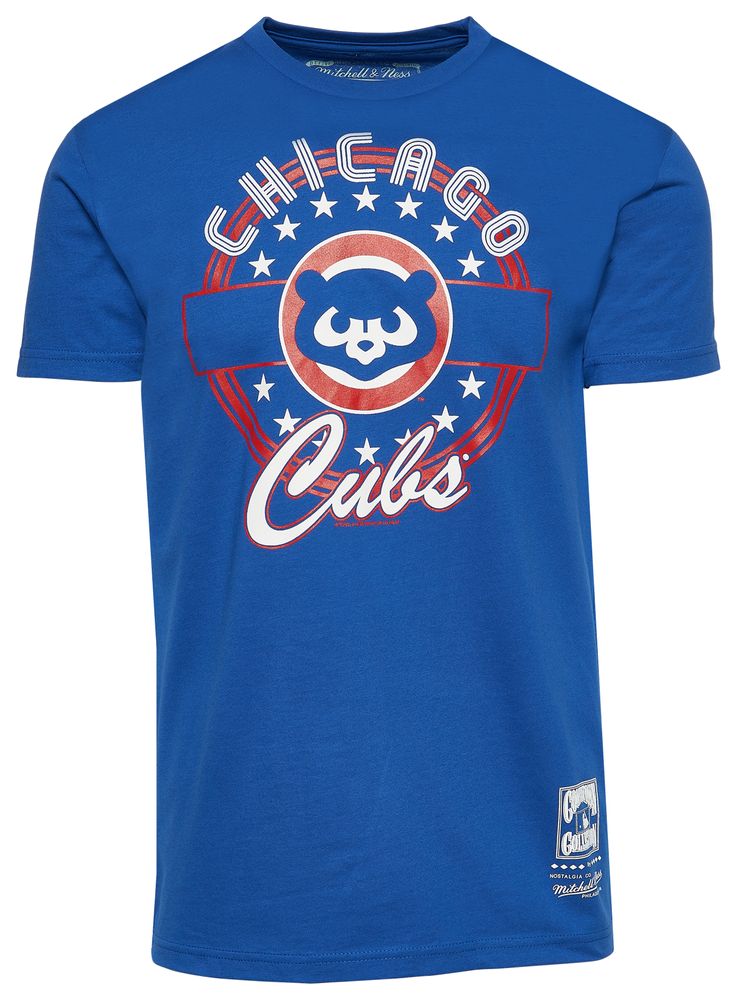 Chicago Cubs Mitchell & Ness MLB Men's Retro Tee L