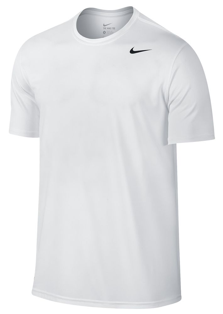 Nike Mens Legend 2.0 Short Sleeve Football T-shirt In Black/matte Silver