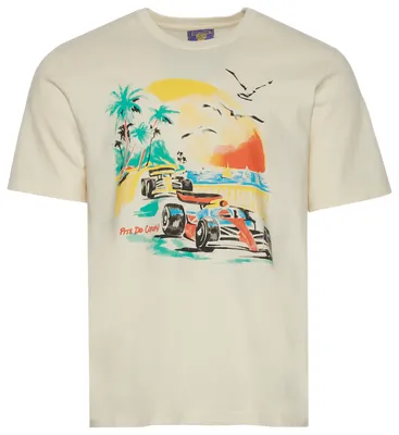 Coney Island Picnic Mens Coney Island Picnic Prix Short Sleeve T-Shirt - Mens Tan Size L