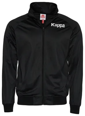 Kappa Mens Kappa Authentic Angost Track Jacker - Mens Black/Gold Size S