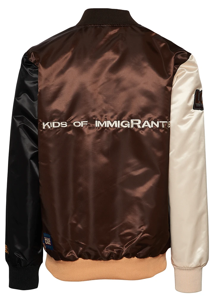 Kids Of Immigrants Mens Jacket - Brown/Brown