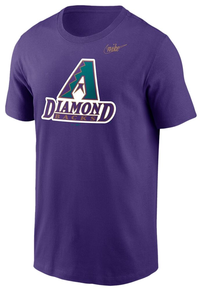 Nike Diamondbacks Cooperstown Collection Logo T-Shirt - Men's