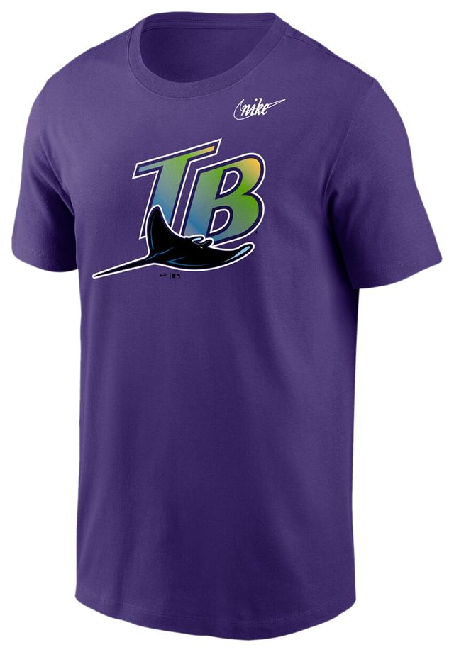Nike Men's Tampa Bay Rays Cooperstown Logo T-Shirt
