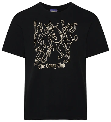 Coney Island Picnic Mens Dance Garment Dyed Short Sleeve T-Shirt - Pirate Black/Black