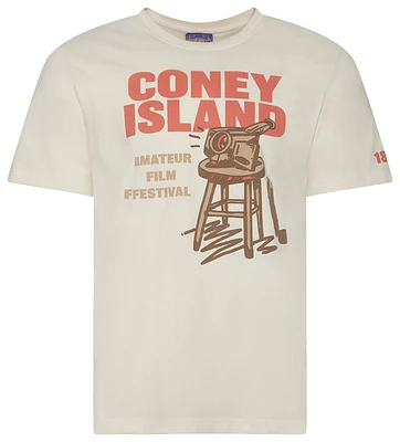 Coney Island Picnic Mens Film Fest Short Sleeve T-Shirt - Cloud Dancer/Cloud Dancer