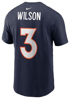 Men's Nike Jerry Jeudy Navy Denver Broncos Name & Number T-Shirt