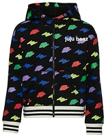 JuJuBeez Girls Scribble Full-Zip Jacket - Girls' Grade School Multi/Black