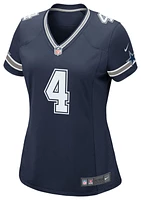 Nike Womens Dak Prescott Dallas Cowboys Game Jersey - Navy