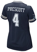 Nike Womens Dak Prescott Dallas Cowboys Game Jersey - Navy