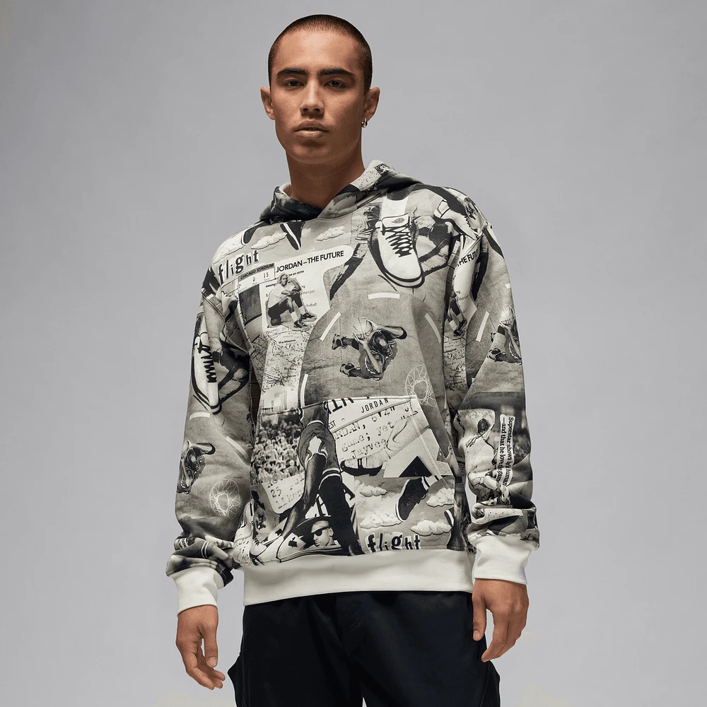 Jordan Brooklyn AOP Fleece Pullover  - Men's