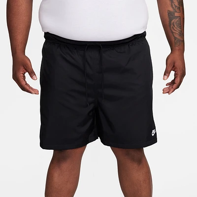 Nike Mens Club Flow Shorts - Black/White