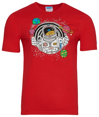 Champion Mens Space Astronaut T-Shirt - Red/Multi