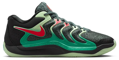 Nike Mens Kevin Durant KD 17 - Basketball Shoes Black/Vintage Green/Bright Crimson