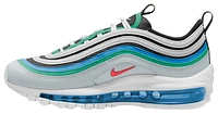 Nike Girls Air Max 97 - Girls' Grade School Shoes Black/Pure Platinum/Light Crimson