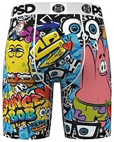 PSD Mens Spongebob Street Underwear - Pink/Blue/Yellow